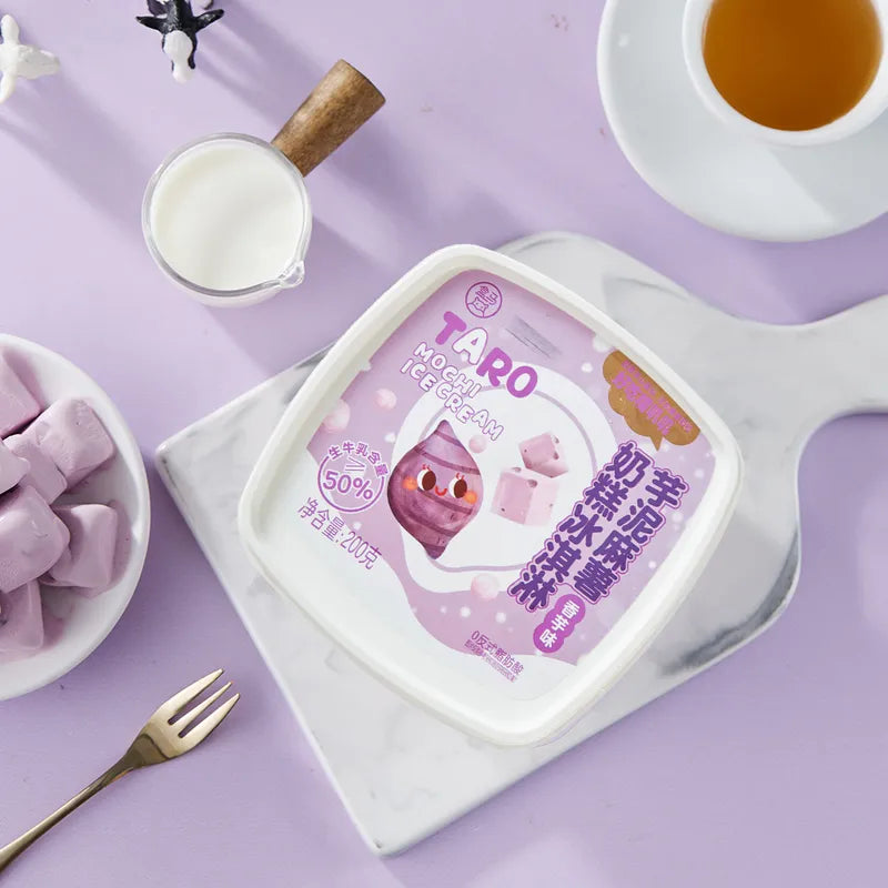 芋泥麻薯奶糕冰淇淋 香芋味 NEWWA Taro Mochi Ice Cream, 200G – product photo 5