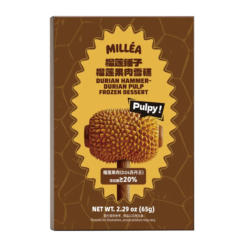 榴莲锤子榴莲果肉雪糕 NEWWA Durian Hammer – Durian Pulp Frozen Dessert – photo 1