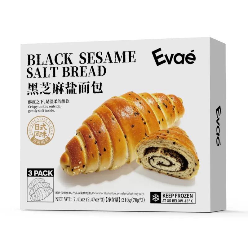 黑芝麻盐面包 NEWWA Eave Sesame Salt Bread – photo 1