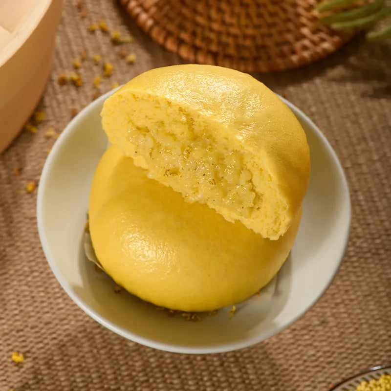 盒马 大黄米桂花酒酿包 NEWWA Fermented Rice Bun With Glutinous Millet & Osmanthus – product photo 4