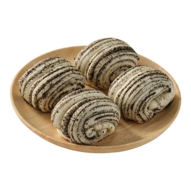 黑芝麻花卷 NEWWA CBS Black Sesame Flower Rolls, 240G – product photo 3