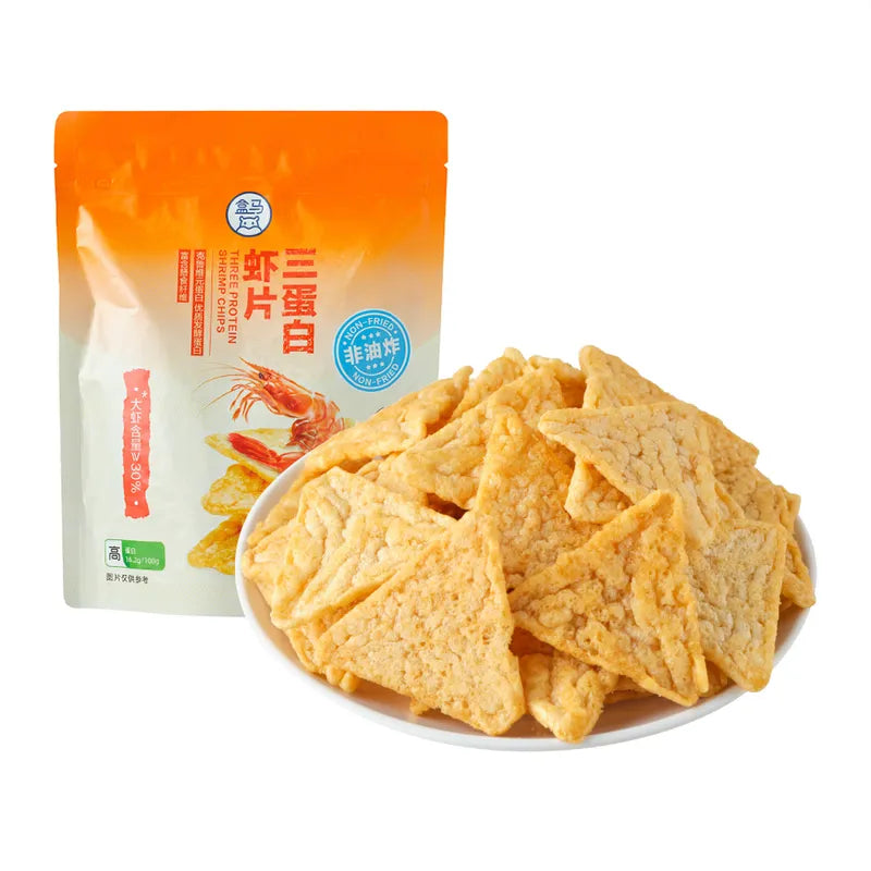 三蛋白虾片 NEWWA HM Three Protein Shrimp Chips, 108G – product photo 5