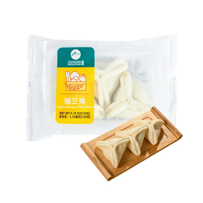 长白山 糖三角 NEWWA Steamed Sugar-filled Buns, 150G – photo 1