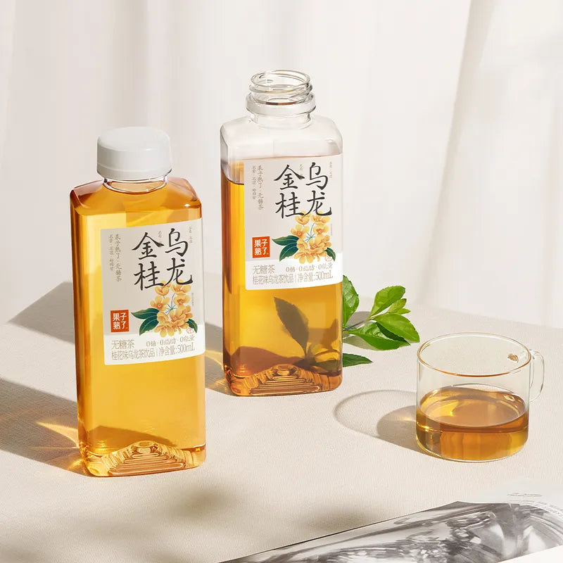 金桂乌龙无糖茶 NEWWA Osmanthus Oolong Tea Drink (sugar-free), 500ML – product photo 6