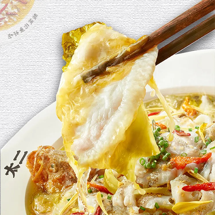 太二酸菜鱼 3人份家庭装 NEWWA Taier Suancai Fish, 5.4LB – product photo 6