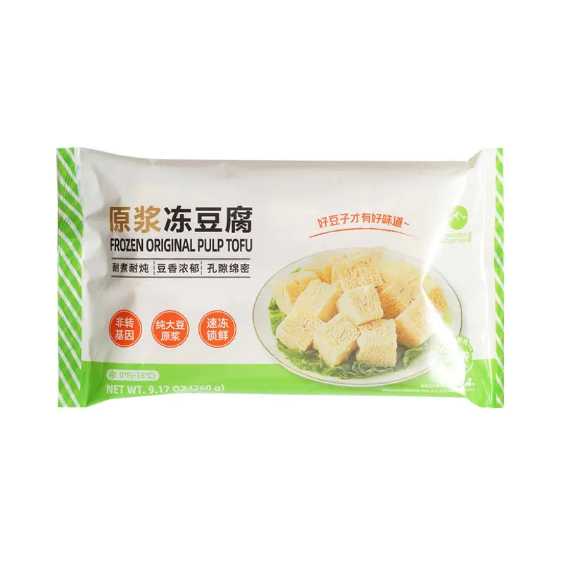 原浆冻豆腐 NEWWA CBS Frozen Original Tofu, 260G – photo 1