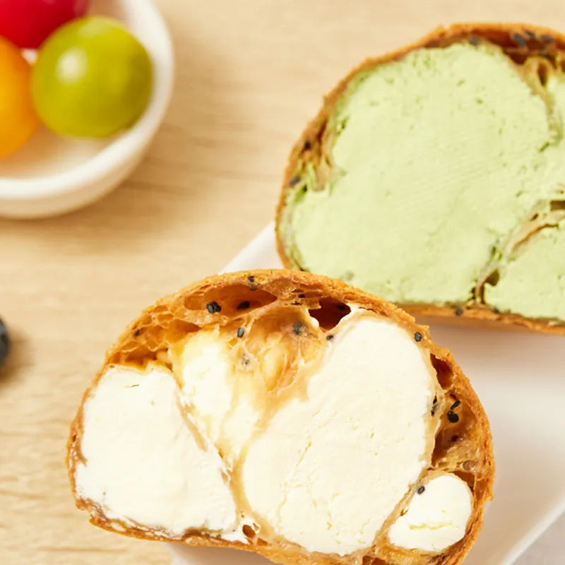 双拼麻薯（原味+抹茶味） NEWWA Dual-flavor Mochi (original & Matcha), 150G – product photo 7