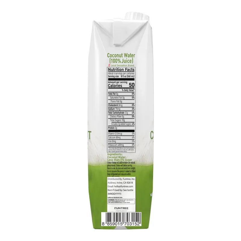 椰子水 NEWWA IF Coconut Water, 1L – product photo 2