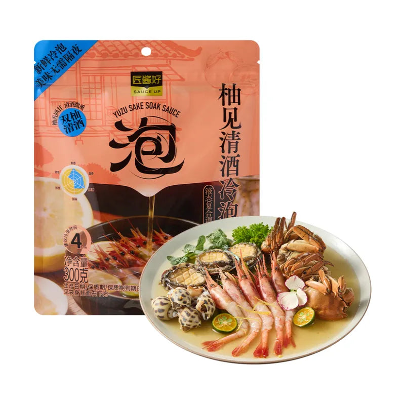 柚见清酒冷泡汁 NEWWA HM Pomelo & Fermented Rice Lees Cold Soak Sauce, 300G – photo 1