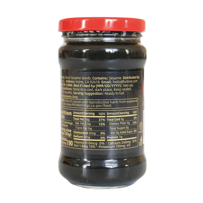 黑芝麻酱 NEWWA Black Sesame Paste, 300G – product photo 2