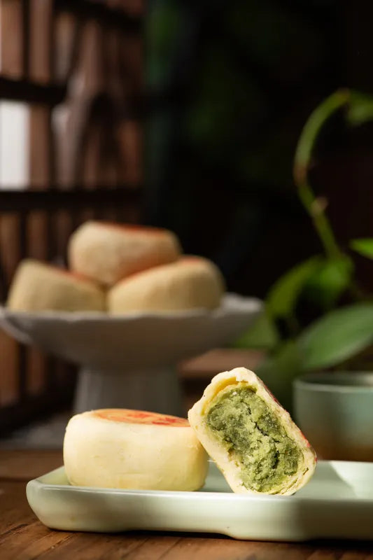 无糖龙井茉莉风味月饼 NEWWA SDC Sugar-free Longjing Jasmine Flavor Mooncake – product photo 3