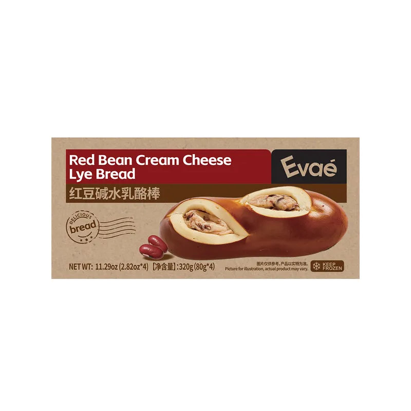 红豆碱水乳酪棒面包 NEWWA Red Bean Cream Cheese Lye Bread, 80G – photo 1