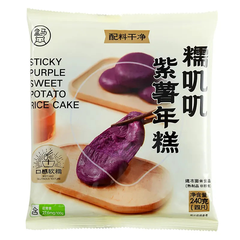 糯叽叽紫薯年糕 NEWWA Sticky Purple Sweet Potato Rice Cake, 240G – photo 1