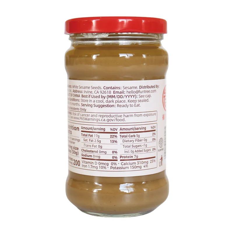 白芝麻酱 NEWWA White Sesame Paste, 300G – product photo 2
