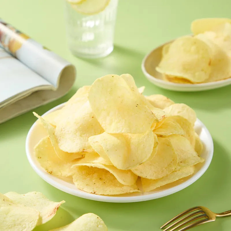 原切薯片黄芥末莳萝酸黄瓜味 NEWWA HM Original Cut Potato Chips Yellow Mustard Dill Pickle Flavor, 150G – product photo 7