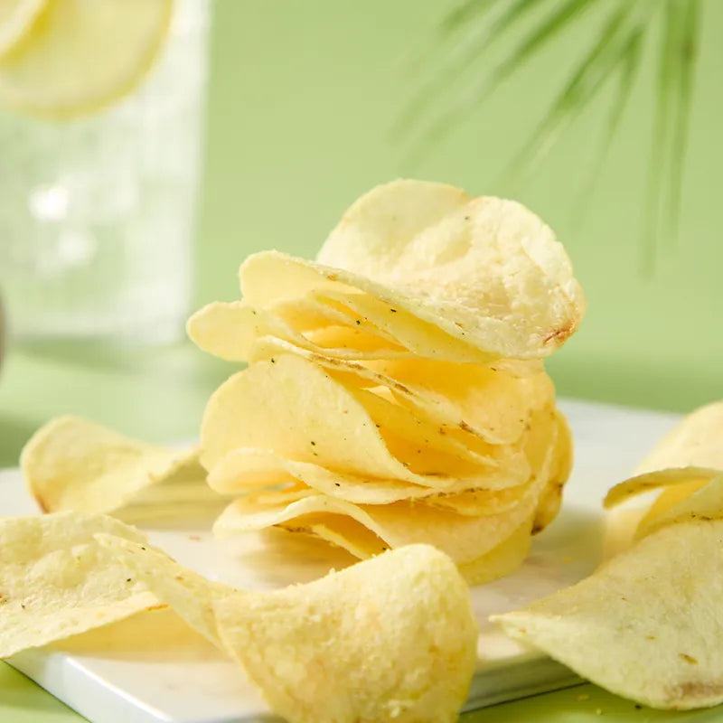 原切薯片黄芥末莳萝酸黄瓜味 NEWWA HM Original Cut Potato Chips Yellow Mustard Dill Pickle Flavor, 150G – product photo 4