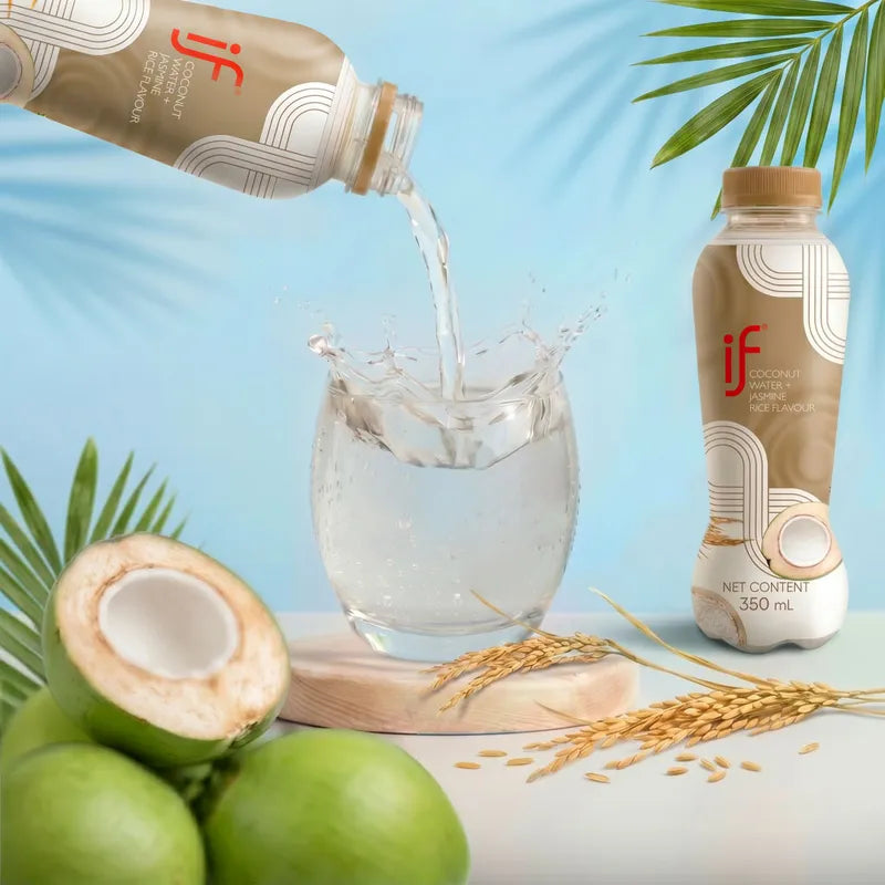茉莉香米味椰子水 NEWWA If Coconut Water With Jasmine Rice Flavor, 350ML – product photo 8