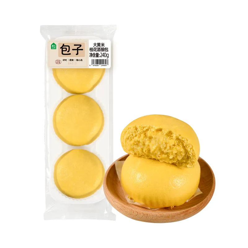 盒马 大黄米桂花酒酿包 NEWWA Fermented Rice Bun With Glutinous Millet & Osmanthus – photo 1