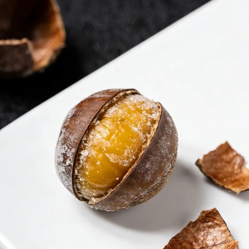 烤栗子-速冻笑口栗 NEWWA HY Frozen Roasted Chestnuts (pre-slit), 1KG – product photo 6