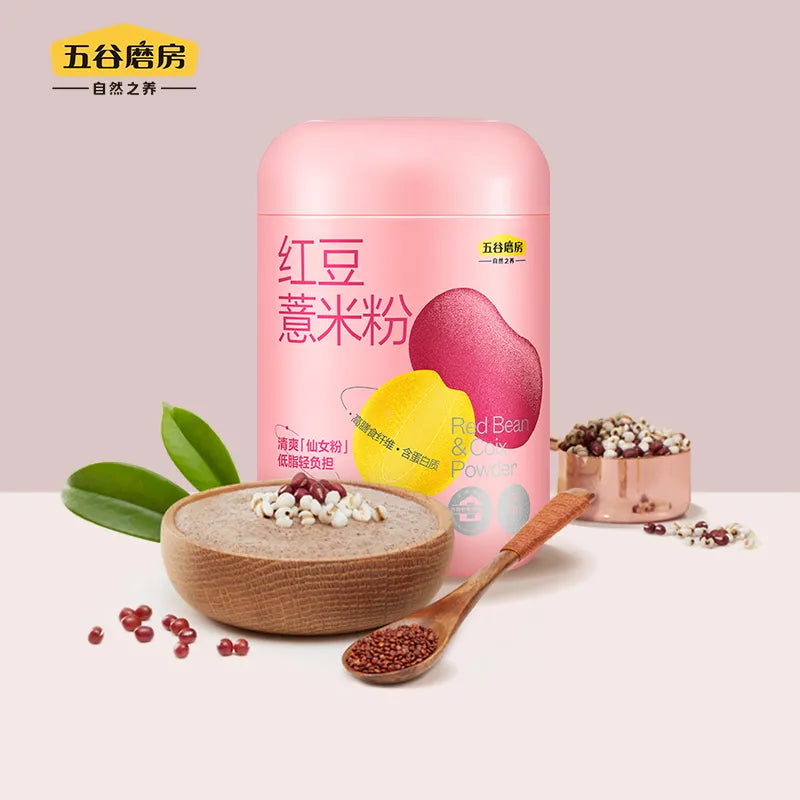 五谷磨房 红豆薏米粉 NEWWA WGMF Red Bean And Barley Powder, 546G – product photo 3