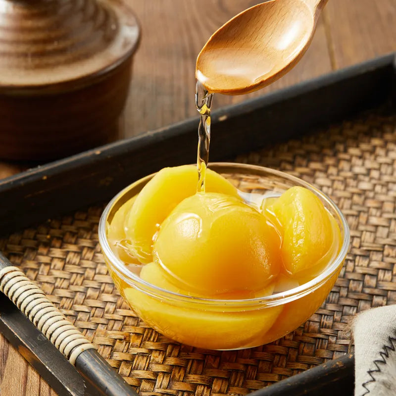黄桃罐头 NEWWA HM Canned Yellow Peach, 728G – product photo 5