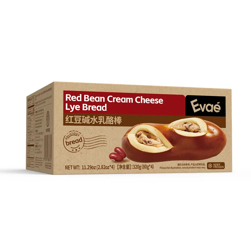 红豆碱水乳酪棒面包 NEWWA Red Bean Cream Cheese Lye Bread, 80G – product photo 4