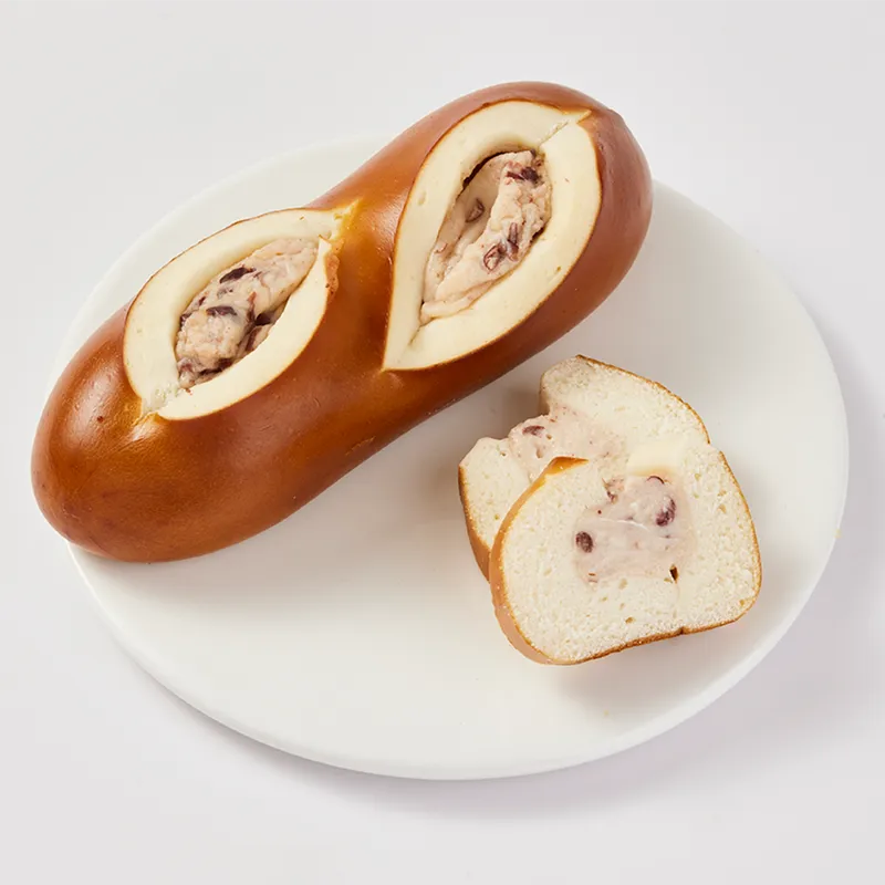 红豆碱水乳酪棒面包 NEWWA Red Bean Cream Cheese Lye Bread, 80G – product photo 5
