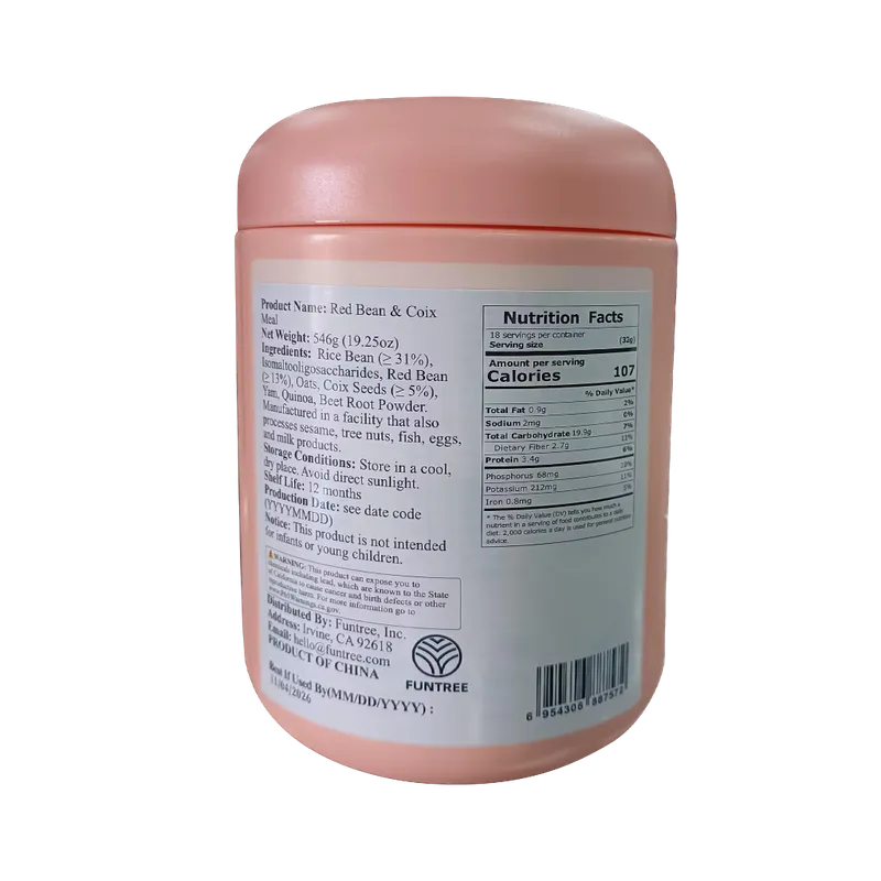 五谷磨房 红豆薏米粉 NEWWA WGMF Red Bean And Barley Powder, 546G – product photo 2