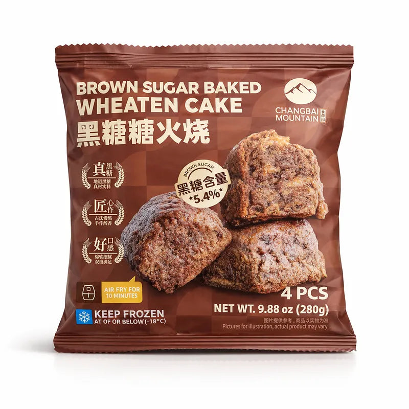 黑糖糖火烧 NEWWA CBS Brown Sugar Baked Wheaten Cake, 280G – photo 1