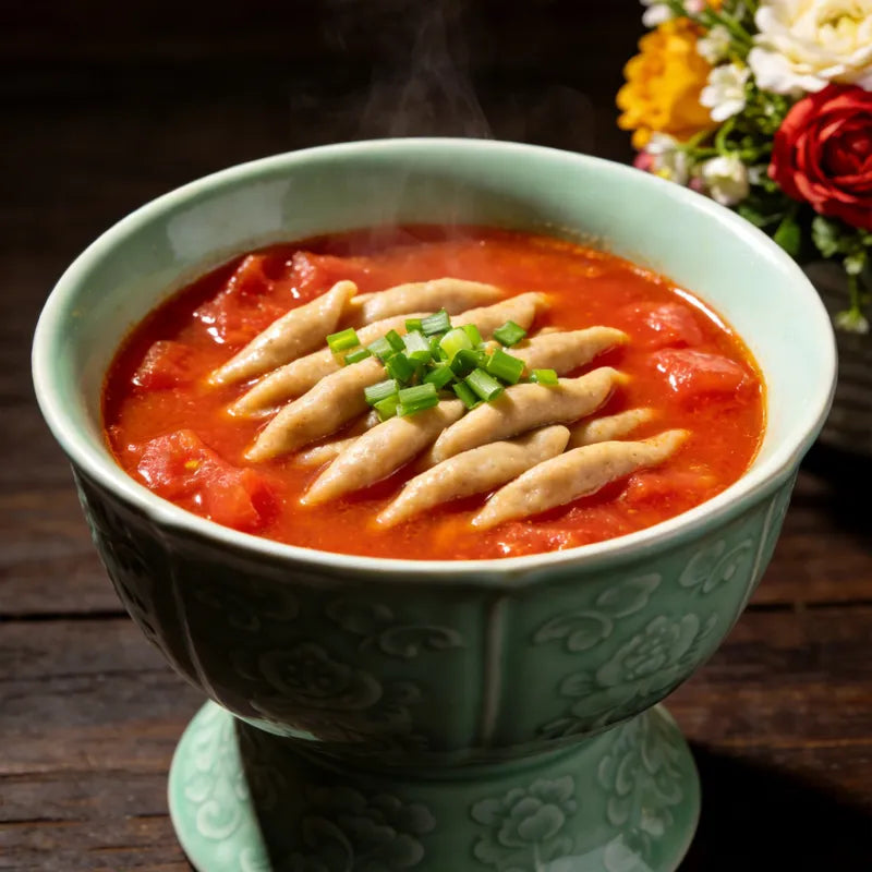 番茄汤莜面鱼鱼 NEWWA HY Tomato Soup Fish-shaped Oat Dough (you Mian Yu Yu), 300G – product photo 5