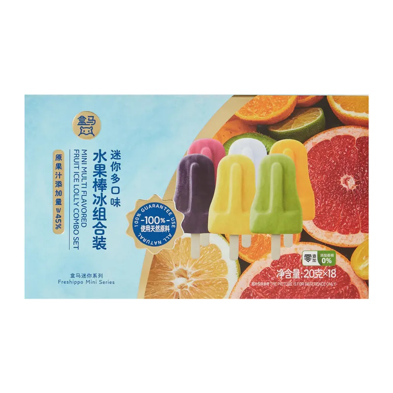 迷你多口味 水果棒冰组合装 18支 NEWWA Mini Multi Flavored Fruit Ice Lolly Combo Set, 20G*18 – photo 1