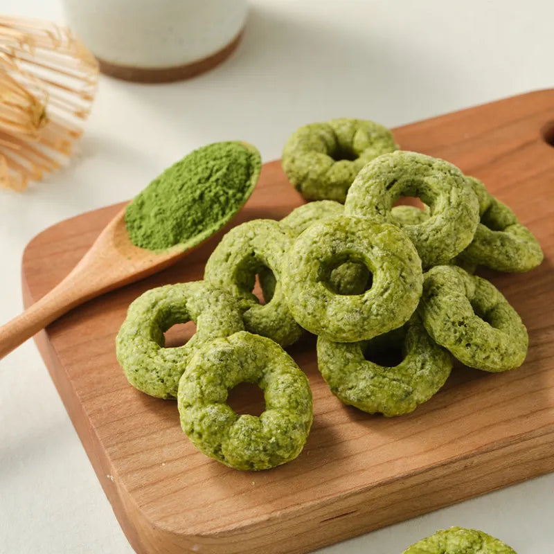 高钙抹茶脆圈圈 NEWWA HM High-calcium Matcha Crispy Rings, 100G – product photo 5