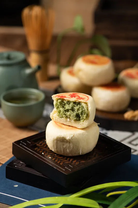 无糖龙井茉莉风味月饼 NEWWA SDC Sugar-free Longjing Jasmine Flavor Mooncake – product photo 2