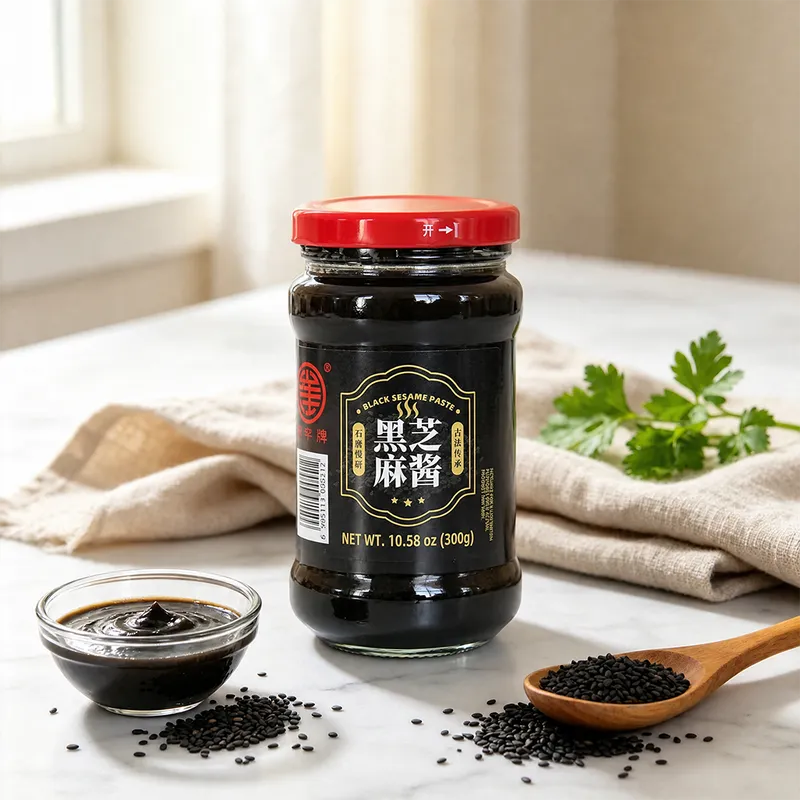 黑芝麻酱 NEWWA Black Sesame Paste, 300G – product photo 5