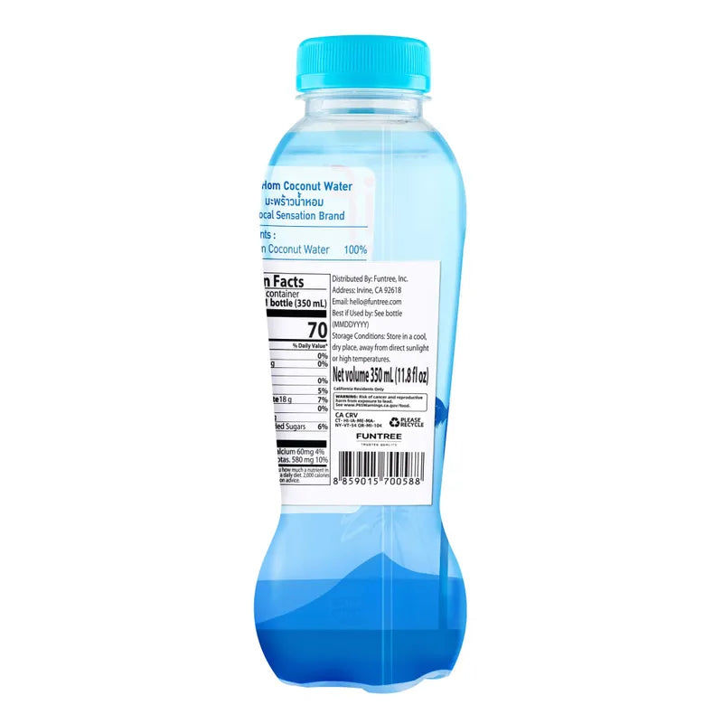 蓝色香椰水 NEWWA If Blue Namhom Coconut Water, 350ML – product photo 3