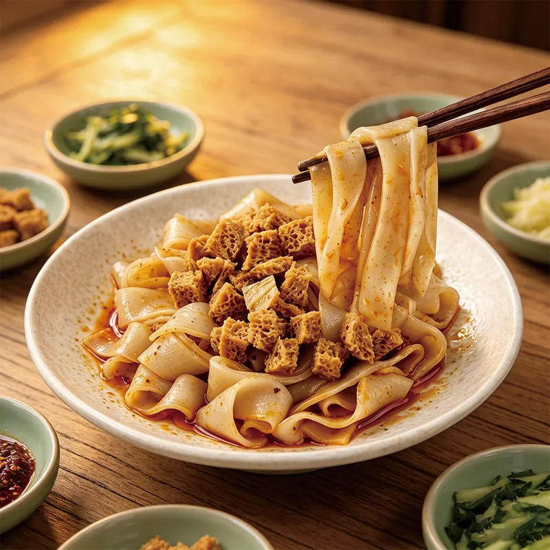 西北凉皮（麻酱味，可选辣） NEWWA Northwest Cold Noodles With Sesame Sauce (spicy Optional) – product photo 3