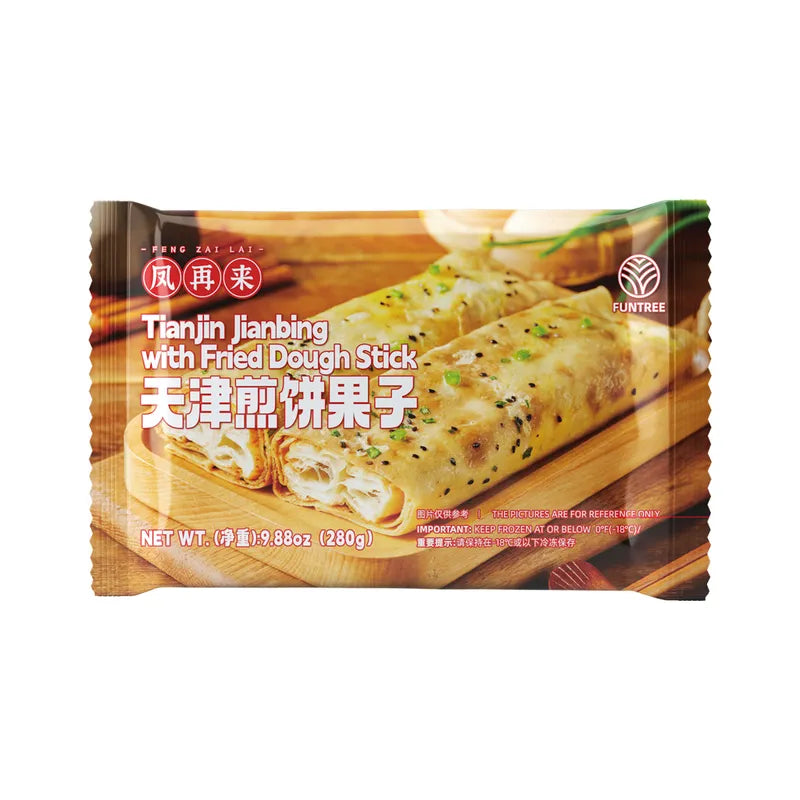 天津煎饼果子 NEWWA Tianjin Jianbing (with Fried Dough Stick), 280G – photo 1
