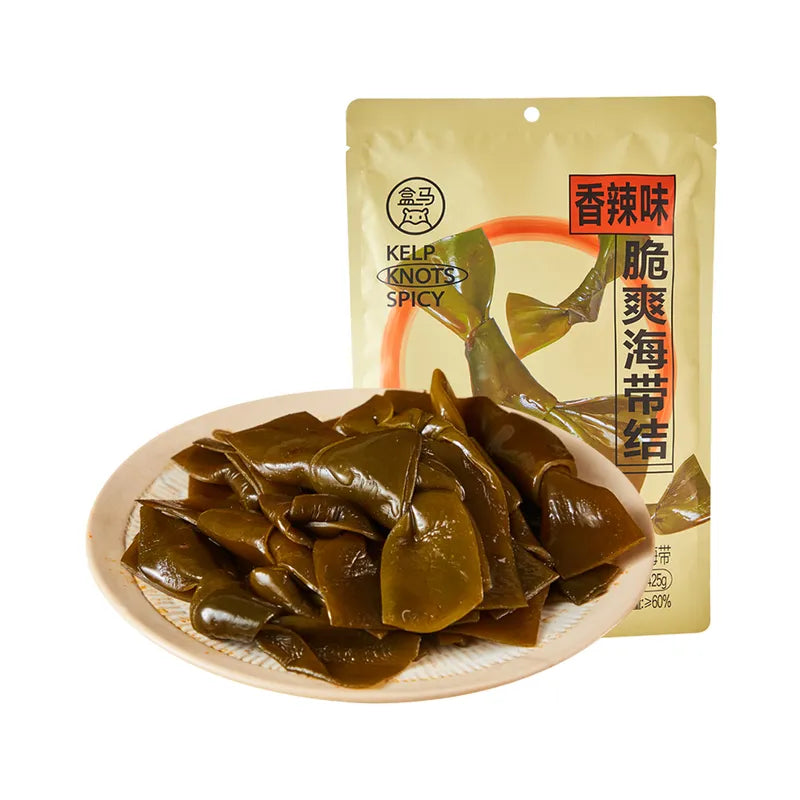脆爽海带结（香辣味） NEWWA HM Seaweed Knots (hot & Spicy), 425G – photo 1
