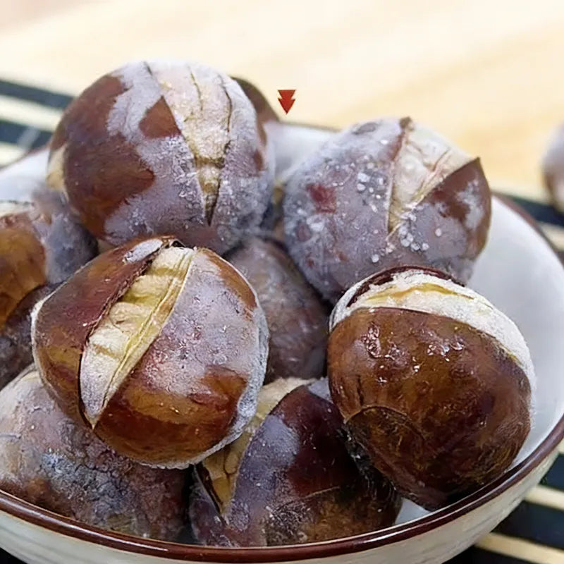 烤栗子-速冻笑口栗 NEWWA HY Frozen Roasted Chestnuts (pre-slit), 1KG – product photo 5