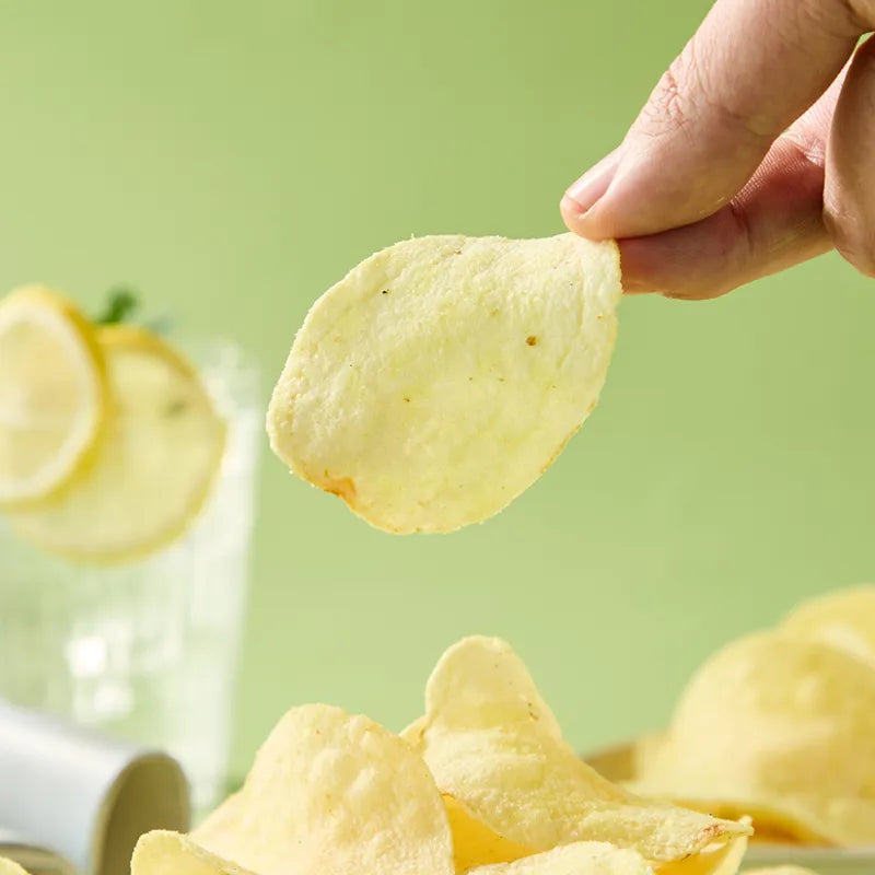 原切薯片黄芥末莳萝酸黄瓜味 NEWWA HM Original Cut Potato Chips Yellow Mustard Dill Pickle Flavor, 150G – product photo 6