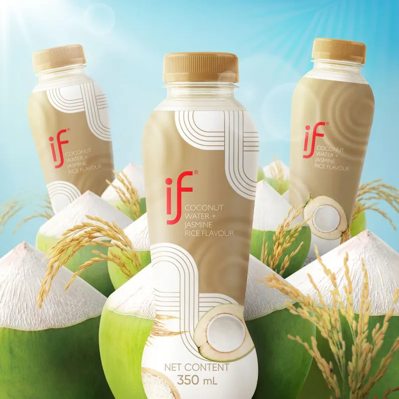 茉莉香米味椰子水 NEWWA If Coconut Water With Jasmine Rice Flavor, 350ML – product photo 6