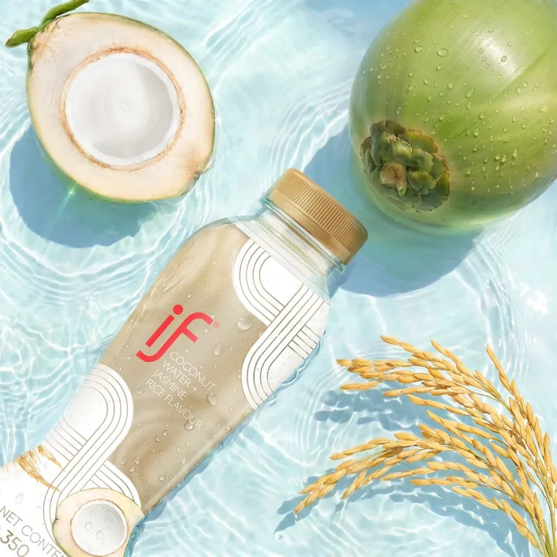 茉莉香米味椰子水 NEWWA If Coconut Water With Jasmine Rice Flavor, 350ML – product photo 7
